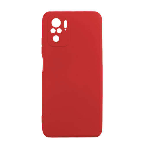 Θήκη Πλάτης Σιλικόνης Soft Back Cover για Xiaomi Redmi Note 10S  - Χρώμα: Κόκκινο