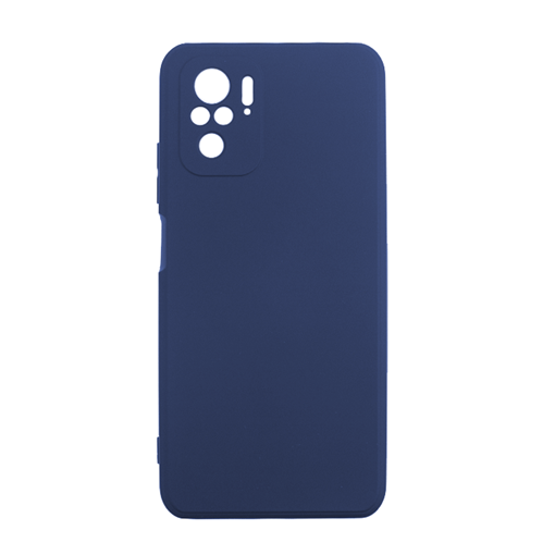 Θήκη Πλάτης Σιλικόνης Soft Back Cover για Xiaomi Redmi Note 10S  - Χρώμα: Σκούρο Μπλέ