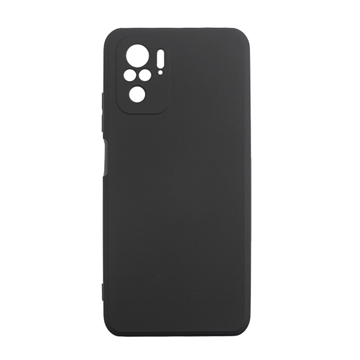Picture of Silicone Case Soft Back Cover for Xiaomi Redmi Note 10S - Color: Black