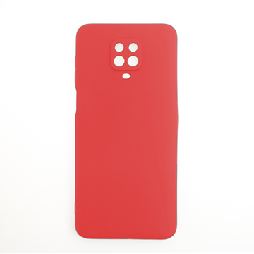 Picture of Silicone Case Soft Back Cover for Xiaomi Redmi Note 9 Pro  - Color: Red