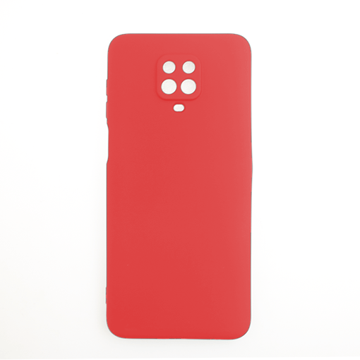 Θήκη Πλάτης Σιλικόνης Soft Back Cover για Xiaomi Redmi Note 9 Pro  - Χρώμα: Κόκκινο