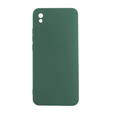 Picture of Silicone Case Soft Back Cover for Xiaomi Redmi 9A  - Color: Green