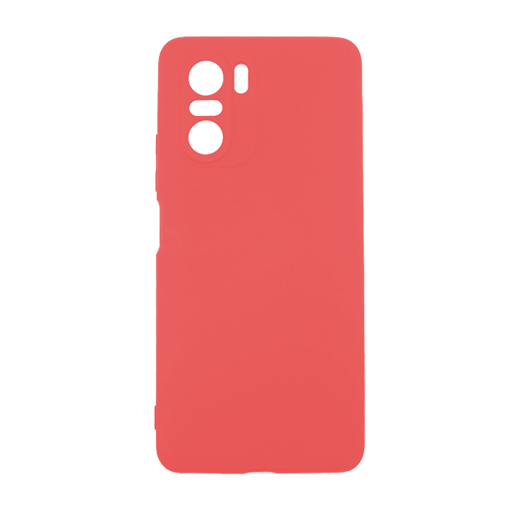 Picture of Silicone Case Soft Back Cover for Xiaomi POCO F3  - Color: Red
