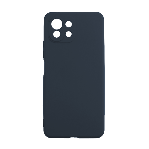 Θήκη Πλάτης Σιλικόνης Soft Back Cover για Xiaomi Mi 11 Lite  - Χρώμα: Σκούρο Μπλέ