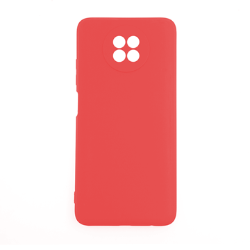 Picture of Silicone Case Soft Back Cover for Xiaomi Redmi Note 9T  - Color: Red