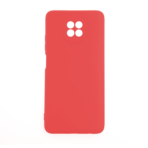 Θήκη Πλάτης Σιλικόνης Soft Back Cover για Xiaomi Redmi Note 9T  - Χρώμα: Κόκκινο