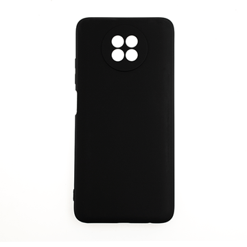 Picture of Silicone Case Soft Back Cover for Xiaomi Redmi Note 9T - Color: Black