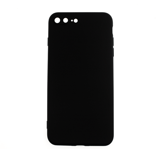 Θήκη Πλάτης Σιλικόνης Soft Back Cover για iPhone 7 Plus - Χρώμα: Μαύρο