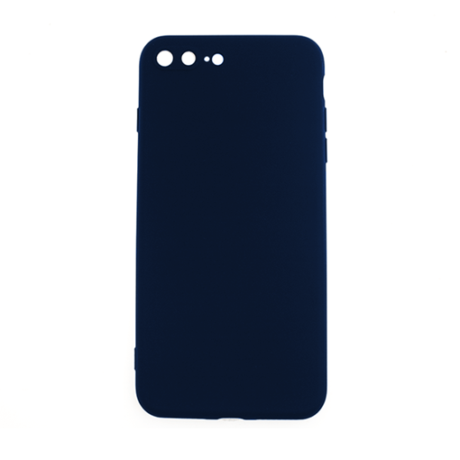 Θήκη Πλάτης Σιλικόνης Soft Back Cover για iPhone 7 Plus - Χρώμα: Σκούρο Μπλέ
