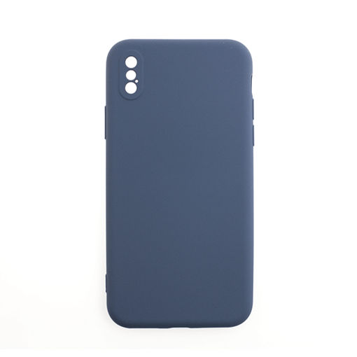 Θήκη Πλάτης Σιλικόνης Soft Back Cover για iPhone X / XS - Χρώμα: Απαλό Μπλέ