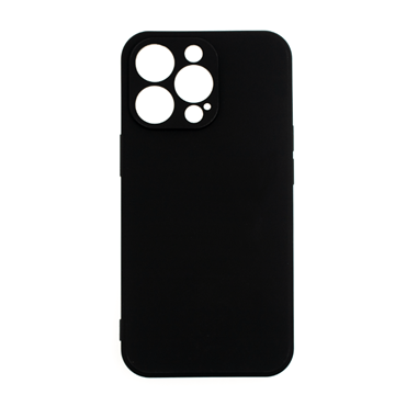 Εικόνα της Θήκη Πλάτης Σιλικόνης Soft Back Cover για iPhone 12 PRO - Χρώμα: Μαύρο