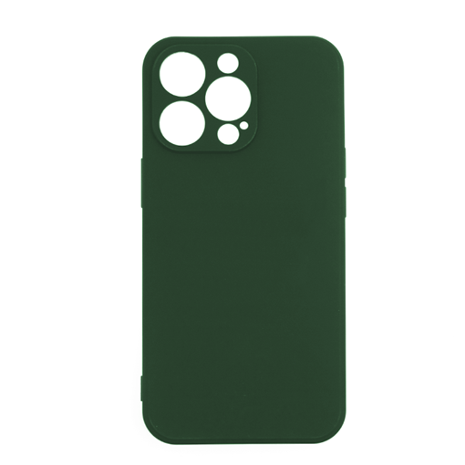Θήκη Πλάτης Σιλικόνης Soft Back Cover για iPhone 12 PRO - Χρώμα: Πράσινο