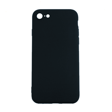 Εικόνα της Θήκη Πλάτης Σιλικόνης Soft Back Cover για iPhone 7 - Χρώμα: Μαύρο