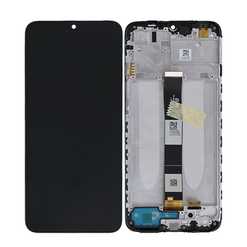 Picture of Display Unit with Frame for Xiaomi Redmi 9AT 560001C3LV00 (Service Pack) - Color: Black