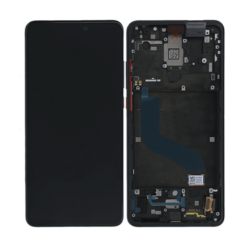 Γνήσια Οθόνη LCD Με Μηχανισμό Αφής Και Πλαίσιο Για Xiaomi Mi 9T (Service Pack) 560110015033 - Χρώμα: Μαύρο