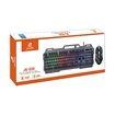 Jeqang JK-968 Πληκτρολόγιο Gaming Keyboard με RGB φωτισμό & Ποντίκι Backlight type : 7 colour Αγγλικό
