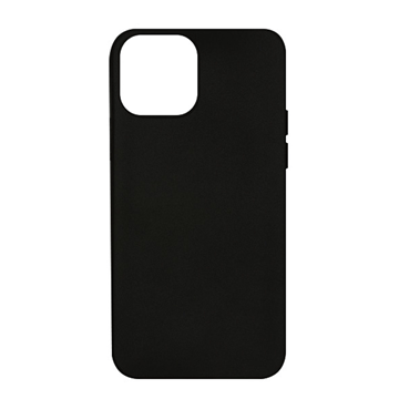 Εικόνα της Θήκη Πλάτης Σιλικόνης για iPhone 12 mini - Χρώμα: Μαύρο