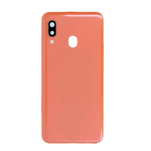 Picture of Back Cover With Camera Lens for Samsung Galaxy A20E 2019 A202F - Color: Coral