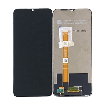 Picture of OEM Complete LCD for Realme 7i (Camera in The Center) - Color: Black