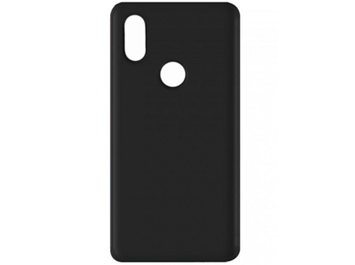 Θήκη Πλάτης Σιλικόνης για Xiaomi Mi 8 - Χρώμα: Μαύρο