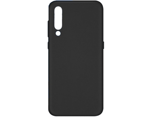 Θήκη Πλάτης Σιλικόνης για Xiaomi Mi 9 SE - Χρώμα: Μαύρο