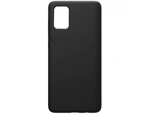 Θήκη Πλάτης Σιλικόνης Matte για Xiaomi Mi 11 i - Χρώμα: Μαύρο
