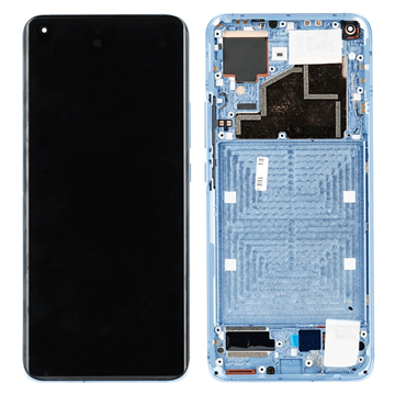 Εικόνα της Γνήσια Οθόνη LCD με Μηχανισμό Αφής και Πλαίσιο για Xiaomi Mi 11 56000500K200 (Service Pack) - Χρώμα: Μπλε