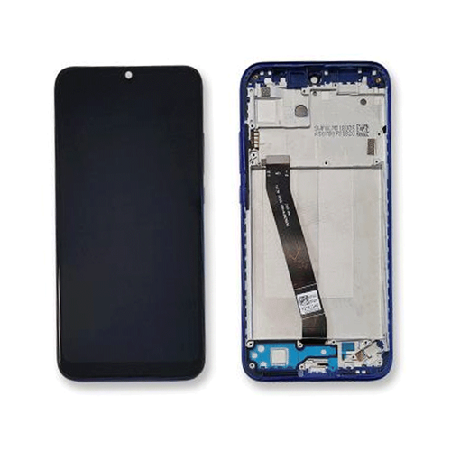 Γνήσια Οθόνη LCD με Μηχανισμό Αφής και Πλαίσιο για Xiaomi Redmi 7 561010028033 (Service Pack) - Χρώμα: Μπλε