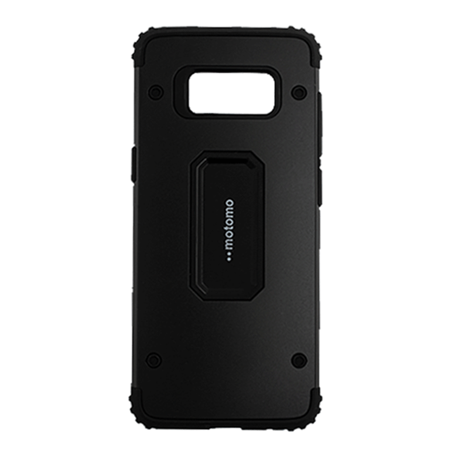 Picture of Back Cover Motomo Shockproof Metal Case for Samsung G950F Galaxy S8 - Color: Black