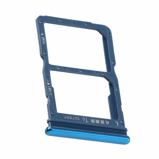 Υποδοχή κάρτας Dual SIM Tray για Huawei P Smart 2019 / 2020 - Χρώμα: Μπλε