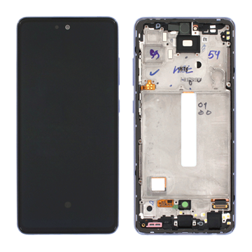 Picture of Original LCD Complete with Frame for Samsung Galaxy A52 A525/A526 GH82-25524C - Colour: Violet