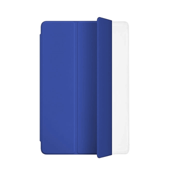 Picture of Case Slim Smart Tri-Fold Cover for Samsung T970 / T975 / X800 / T730 / T736 /  Galaxy Tab S7 Plus / S8 Plus / S7 FE 12.4" - Color: Blue