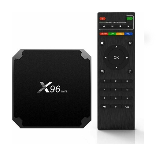 TV Box X96 Mini 4K UHD με WiFi USB 2.0 4GB RAM και 32GB Αποθηκευτικό Χώρο με Λειτουργικό Android 7.1.2