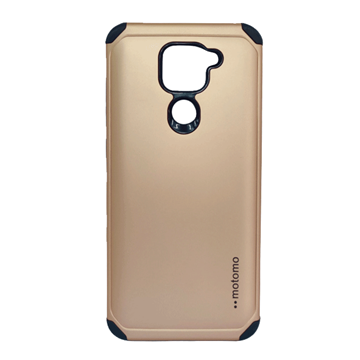 Picture of Back Cover Motomo Tough Armor Case for Xiaomi Redmi Note 9 - Color: Gold