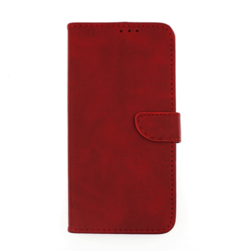 Picture of  Leather Book Case with Clip For Samsung A207FGalaxy A20s - Color : Red