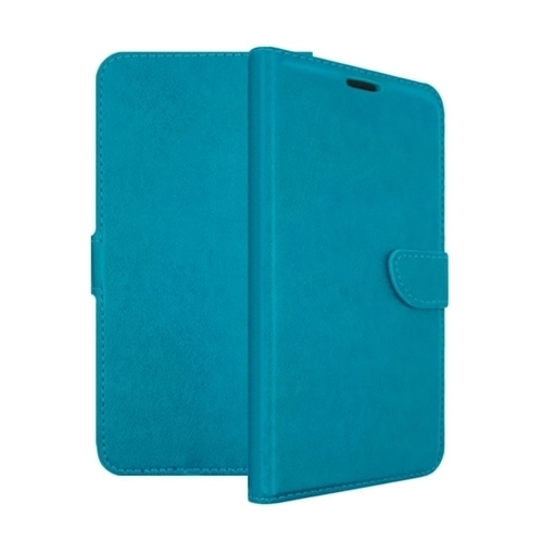 Θήκη Βιβλίο / Leather Book Case με Clip για ZTE A430 - Χρώμα: Τιρκουαζ