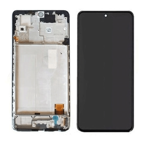 Γνήσια Οθόνη LCD με Μηχανισμό Αφής και Πλαίσιο για Xiaomi Redmi Note 10 Pro 56000200K600 - Χρώμα: Onyx Grey
