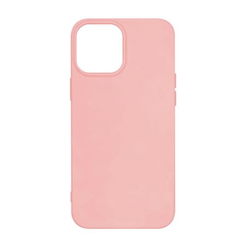 Θήκη Πλάτης Σιλικόνης Matte Back Cover για Apple Iphone 13 / 13 Pro 6.1 - Χρώμα: Ροζ