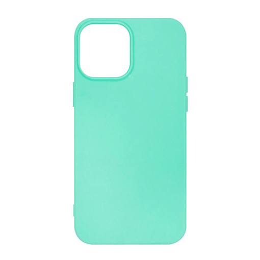 Θήκη Πλάτης Σιλικόνης Matte Back Cover για Apple Iphone 13 Pro Max 6.7 - Χρώμα: Τιρκουάζ