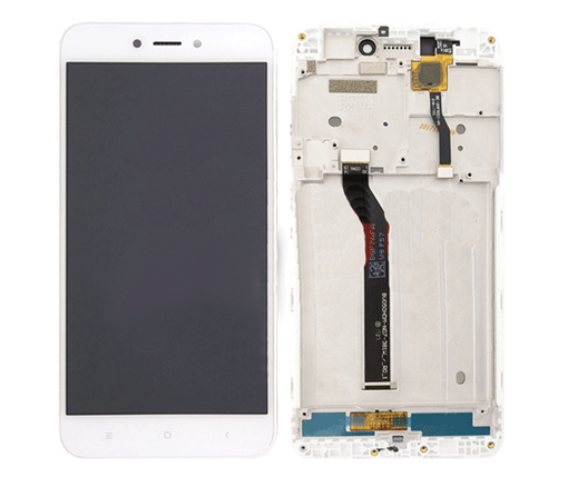 Γνήσια Οθόνη LCD με Μηχανισμό Αφής και Πλαίσιο για Xiaomi Redmi 5A (Service Pack) 560610112033 - Χρώμα: Λευκό