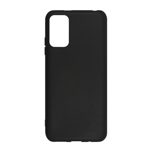 Θήκη Πλάτης Σιλικόνης Matte Back Cover για Xiaomi Redmi Note 10 5G - Χρώμα: Μαύρο