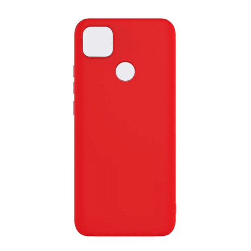 Θήκη Πλάτης Σιλικόνης Matte Back Cover για Xiaomi Redmi 9C - Χρώμα: Κόκκινο