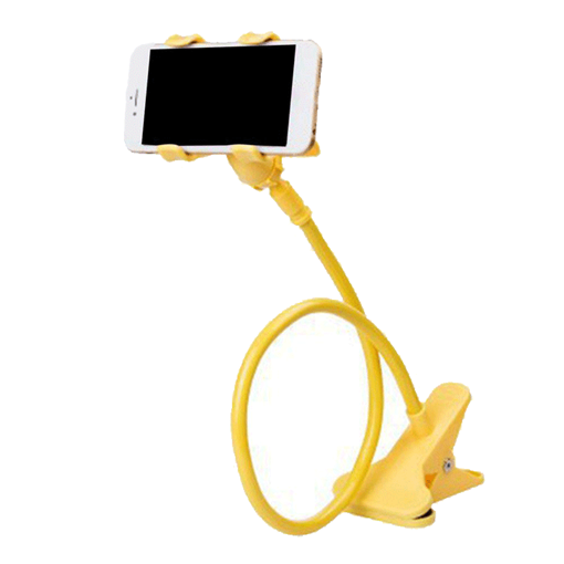 Βάση Κινητού Universal Lazy Bracket Phone Holder - Χρώμα: Κίτρινο
