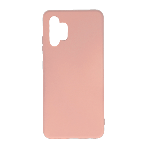 Θήκη Πλάτης Σιλικόνης Matte Back Cover για Samsung A325B Galaxy A32 4G - Χρώμα: Χρυσό Ροζ