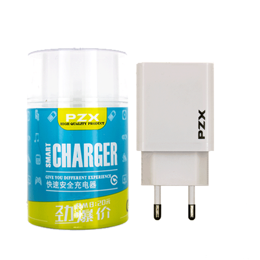 Αντάπτορας Φορτιστή PZX Smart Charger 3.1A C885 με Θύρα USB - Χρώμα: Λευκό