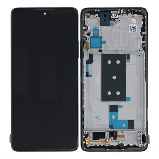 Γνήσια Οθόνη LCD με Μηχανισμό Αφής και Πλαίσιο για Xiaomi Mi 11T Pro 5600030K3S00 (Service Pack) - Χρώμα: Μαύρο
