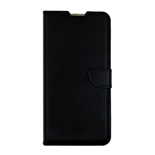Picture of Leather Book Case with Clip for Samsung G990B Galaxy S22 Ultra- Color: Black