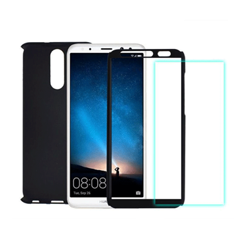 Picture of 360 Full Protection Silicone Case for Huawei Mate 10 Lite - Color: Black