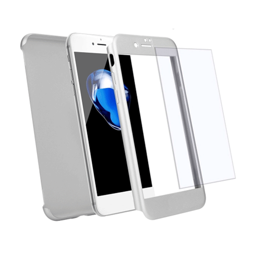 Θήκη 360 Full Protection Πλαστική για Samsung G950F Galaxy S8 - Χρώμα: Ασημί