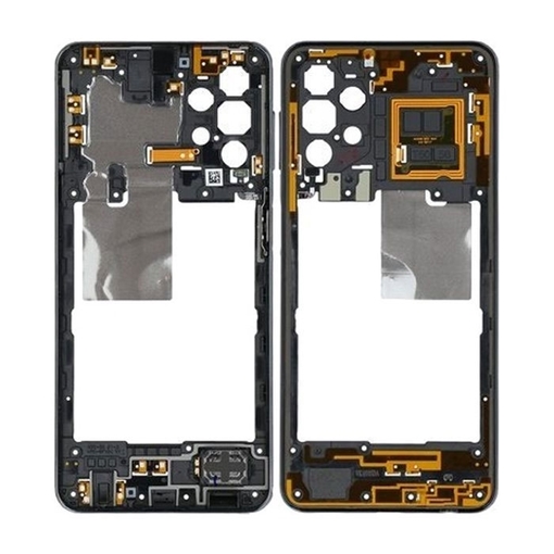 Γνήσιο Μεσαίο Πλαίσιο Middle Frame για Samsung Galaxy A32 5G A326 GH97-25939A - Χρώμα: Μαύρο